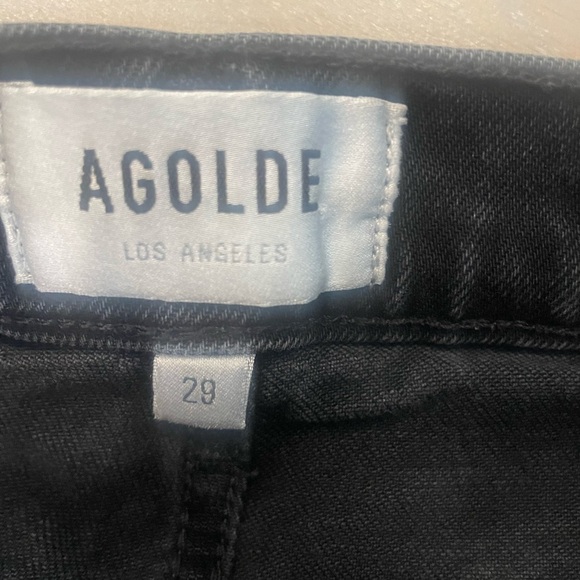 Agolde Riley Crop Jeans in Panoramic Sz 29 - Picture 7 of 12